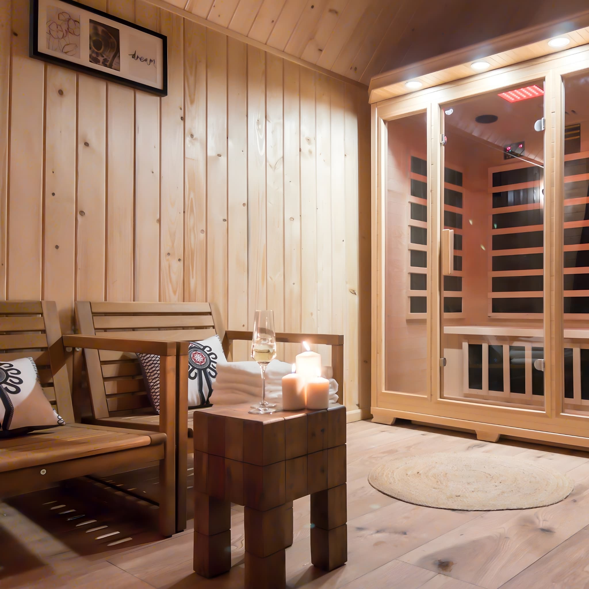 Sauna infrared w domu w Soblówce - strefa relaksu w górach