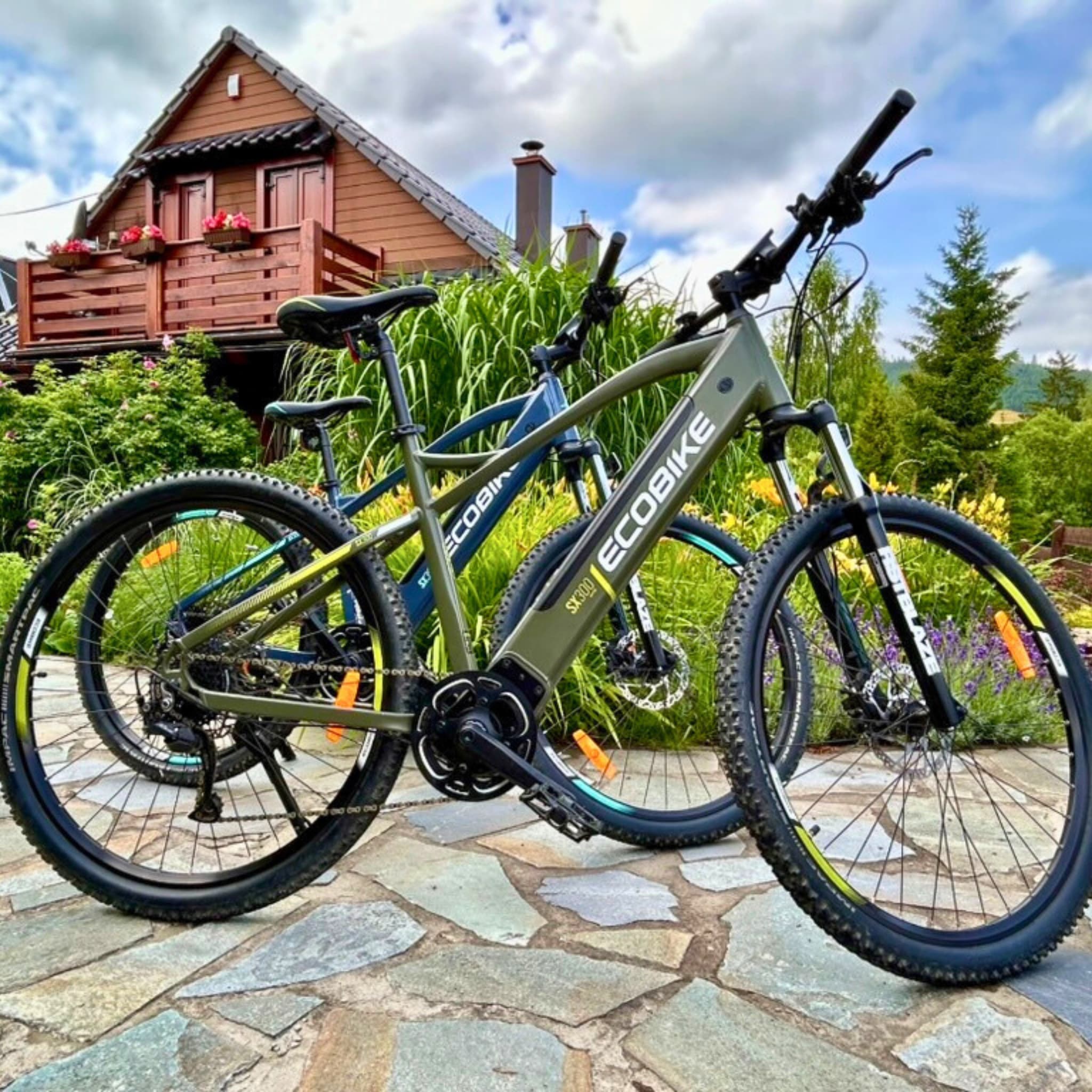 Rowery elektryczne Ecobike - atrakcje w domu wakacyjnym Soblówka