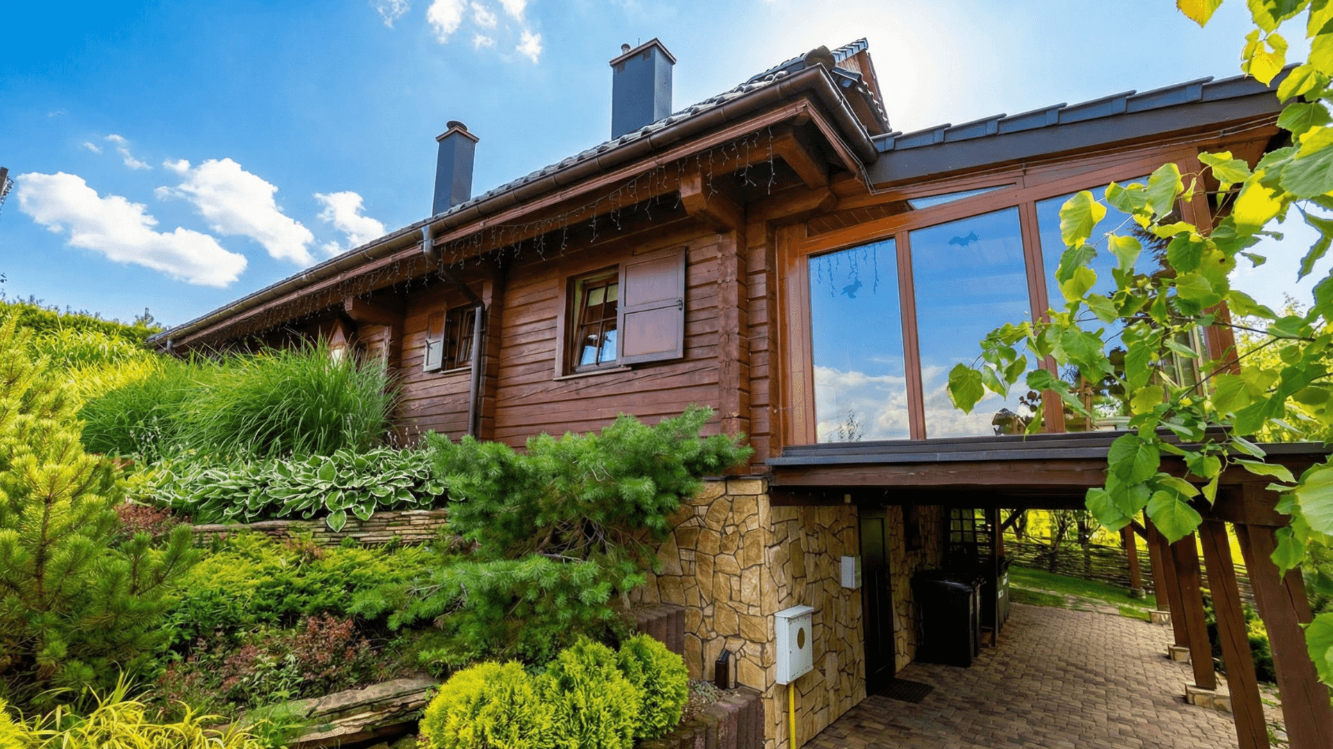 Luksusowy dom w górach w Soblówce z jacuzzi i sauną - Beskid Żywiecki zimą